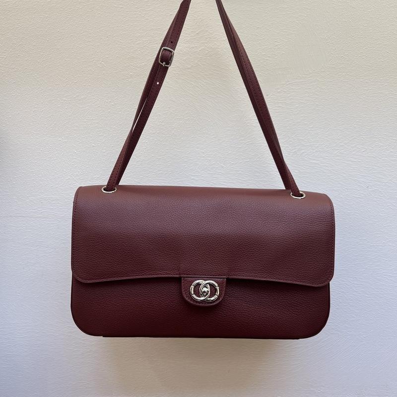 New Leather Women's Bag First Layer Cowhide Premium Messenger Bag Official Messenger Bag Simple and Versatile