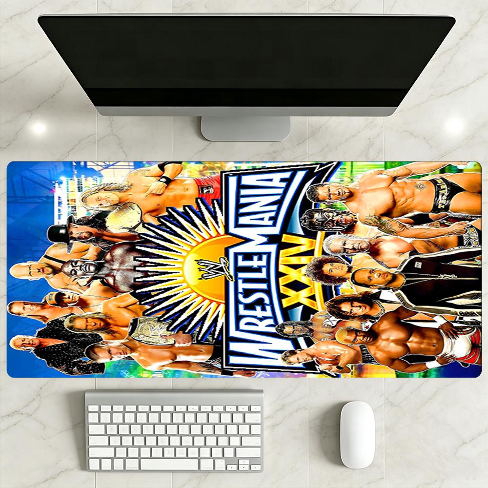 Wrestlemania Gaming Mouse Pad Gaming Laptop Mouse Pad Computer Desk Keyboard Mat Non-Slip Rubber Base Perfect for Office Laptop Gaming Setup