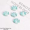 Hand-Painted Ocean Ceramic Beads: Tropical Fish, Starfish, and Seashell Shapes for DIY Jewelry
