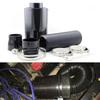1 Set Universal Car 3 Inch Carbon Fibre Cold Air Filter Feed Enclosed Intake Induction Pipe Hose Kit Universal