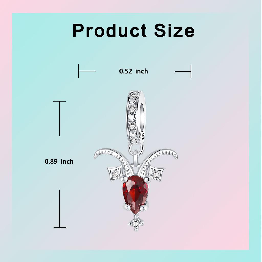 Genuine Copper Star Zodiac Signs 12 Constellation Pendant Piece Suitable For Authentic Bracelet Style For Woman Jewelry Creation Fashion Pendant