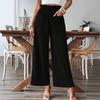 Cotton and Linen Women's Loose Fashion Solid Color Straight Casual Pants Women's Clothing
