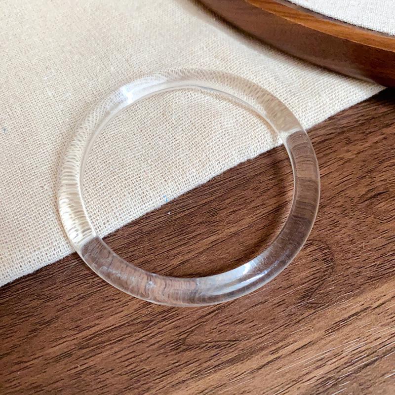 

Европейско-американский омбре акриловый глянцевый браслет: Роскошная бижутерия высокого класса, с преувеличенным дизайном.