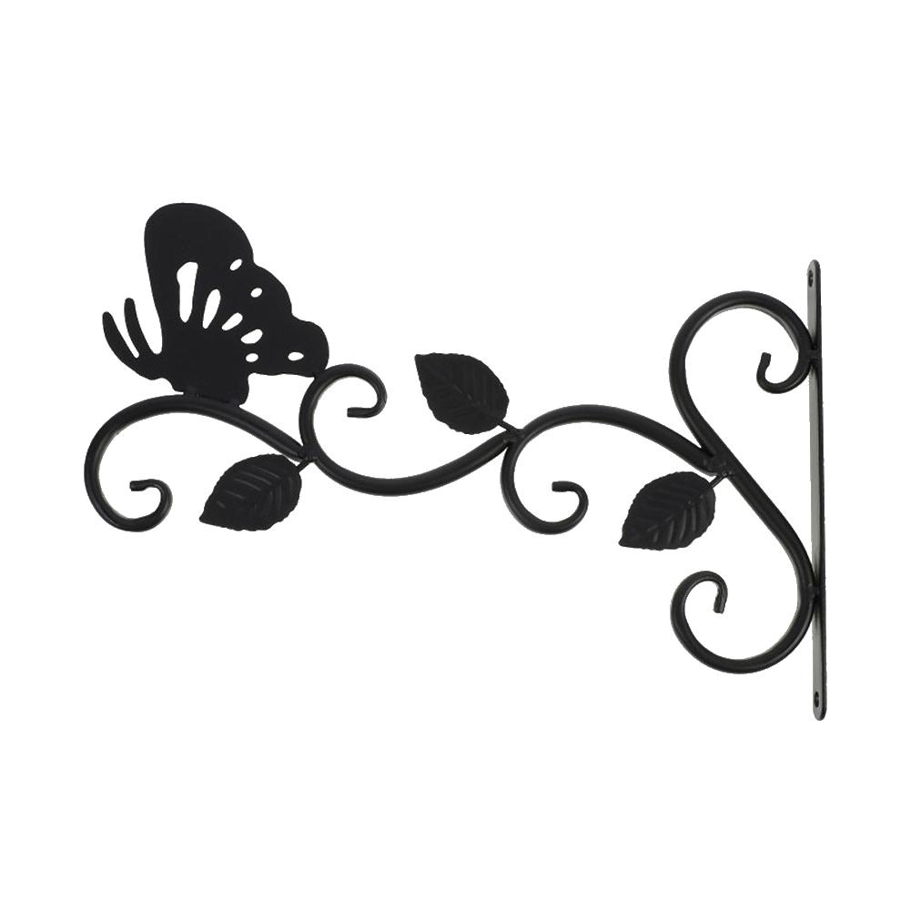 Metal Hanging Flower Plant Basket Wind Chime Hook Hanger for Balcony Home D