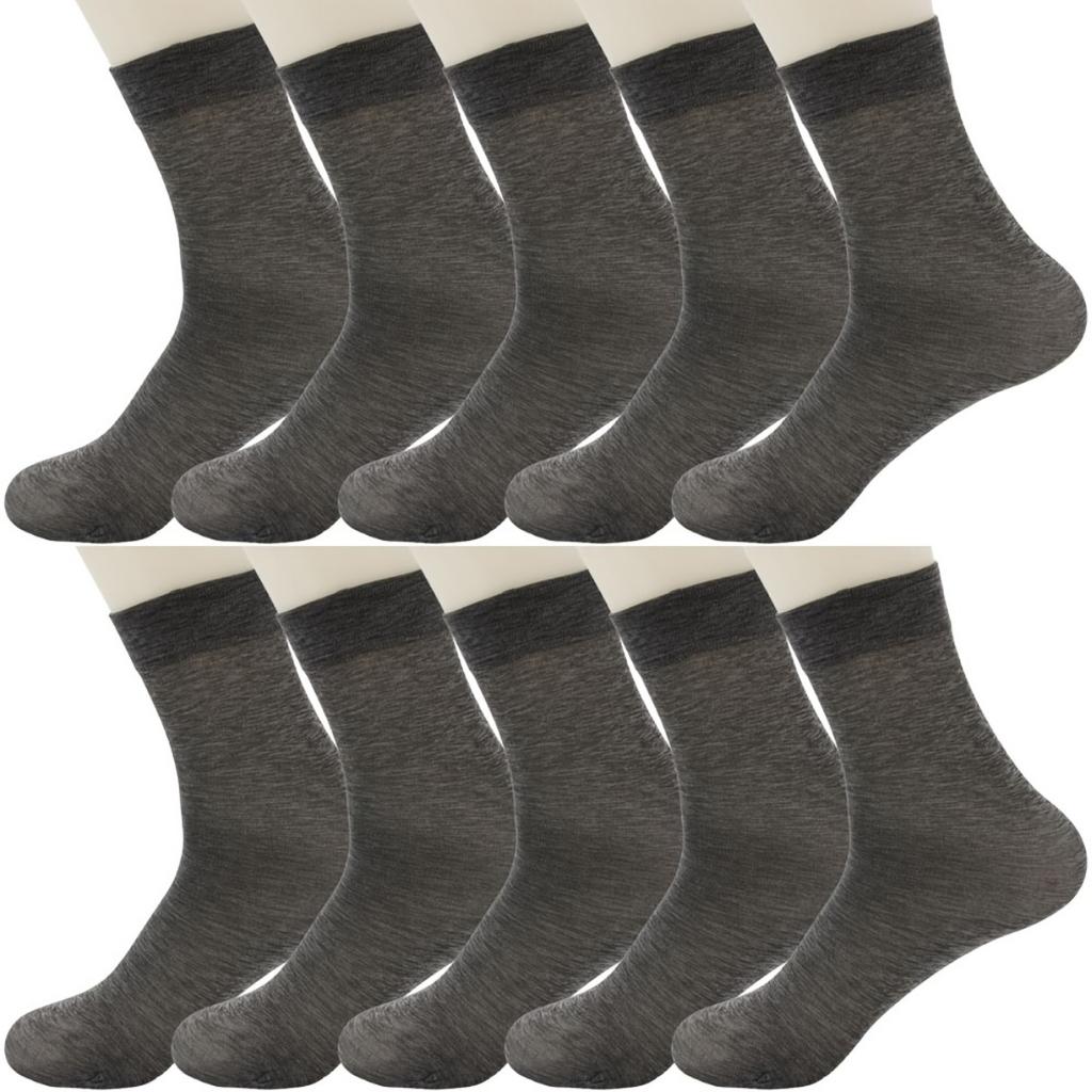 10/5/3/2/1 Paar Herren Leichte Atmungsaktive Mittelhohe Socken - Einfarbige Serie, Alltags- und Business-Essentials, Bequemer Stil, Klassisches Design