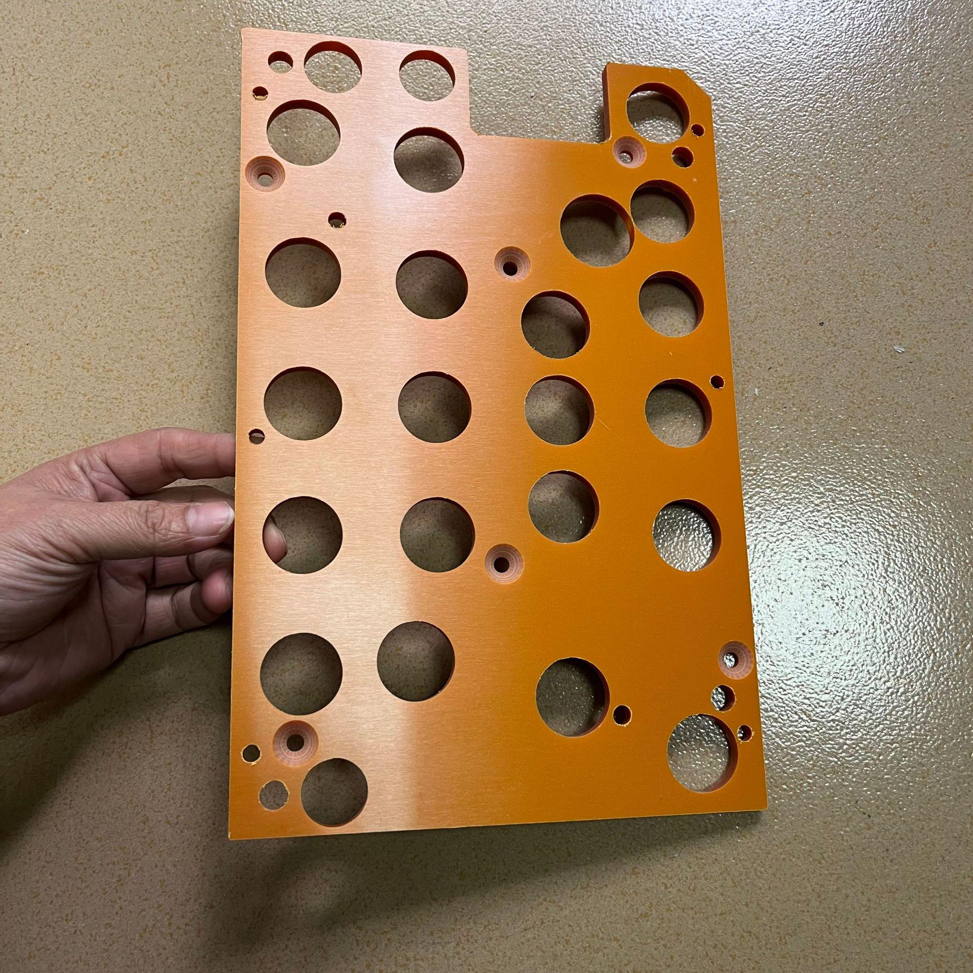 Black Orange-Red Bakelite Board: Heat-Insulating, Flame-Retardant, for Cutting & Engraving, Jig Fixture Use
