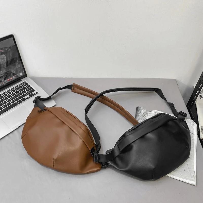 Fashion Ladies Waist Bag Unisex Fanny pack Soft leather Female Belt Bags High quality Luxury Shoulder Crossbody Chest Bags Purse