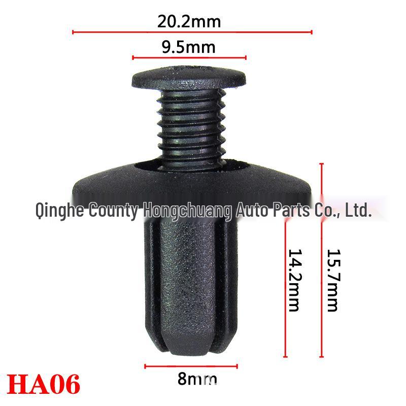 General Motors Decorative Door Trim & Mudguard Screw Clip Set (100-Pack)