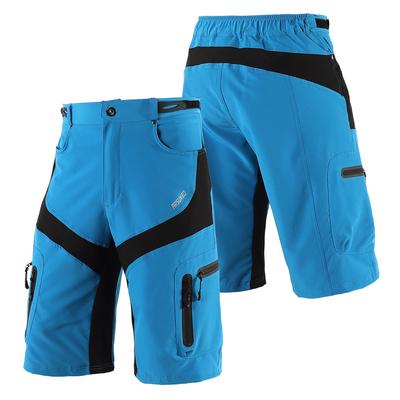 Herren-Radhose, schnell trocknend, atmungsaktiv, für Outdoor-Sportarten, Laufen, Radfahren, Reiten, Freizeit-Shorts mit 6 Taschen