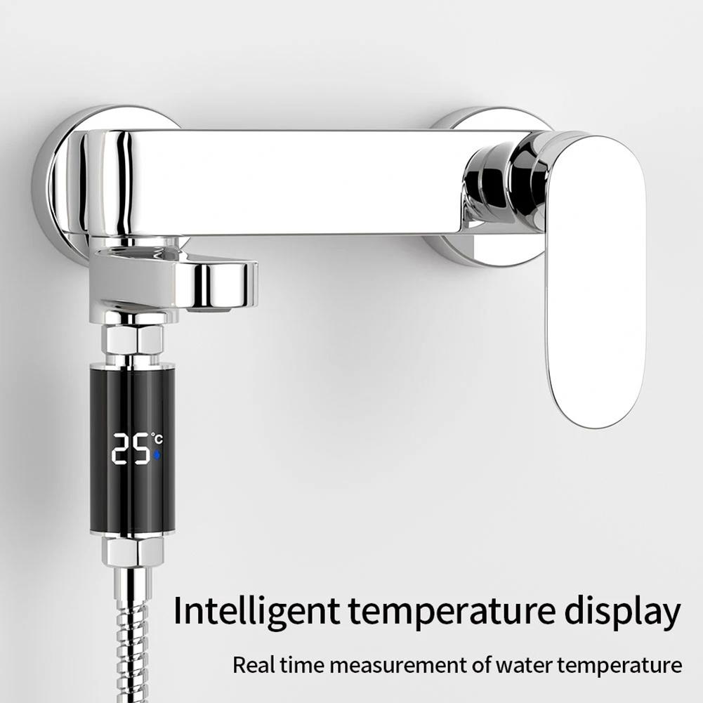Intelligent Temperature Measurement LED Bath Thermostat Real-time Water Display
