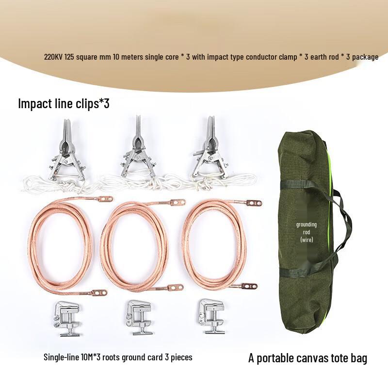 Longchan 220KV Portable Substation Grounding Wire Kit