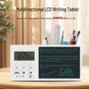 Multifunctional LCD Writing Tablet with Alarm Clock, Timer, Drawing Board, and Pen Holder