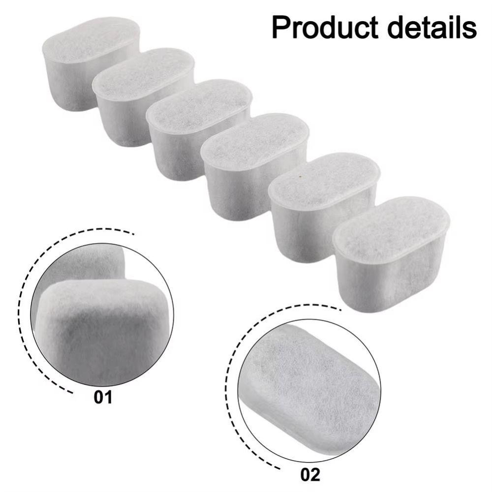 6Pcs Premium Quality Charcoal Water Filters for NINJA ES601/NINJA 655/NINJA 701 for Home Use