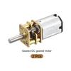 Rebower Micro Reduction Gear Motor with Full Metal Gearbox, 500RPM DC 6V, for DIY RC Aircraft and Model Cars, 2 Pieces