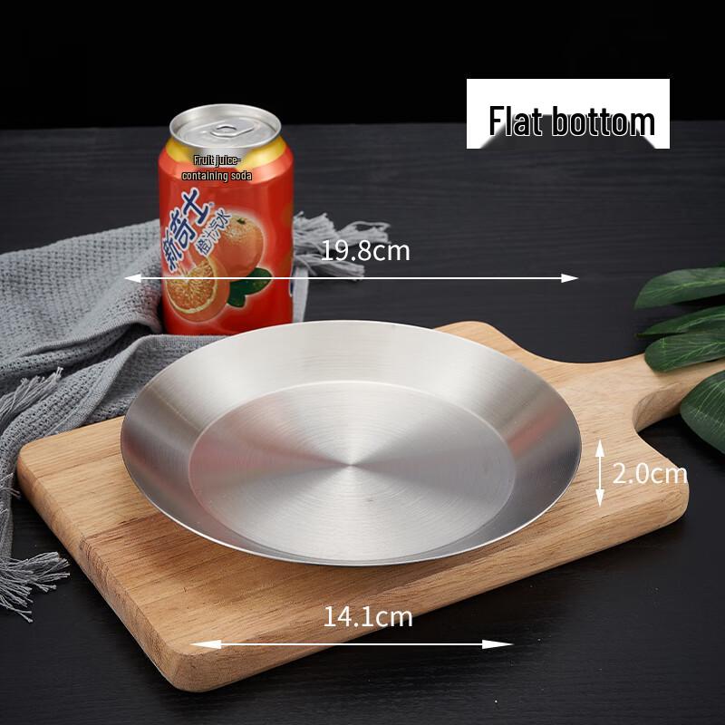 Wuhe Korean Style Stainless Steel Round Sauce Dish