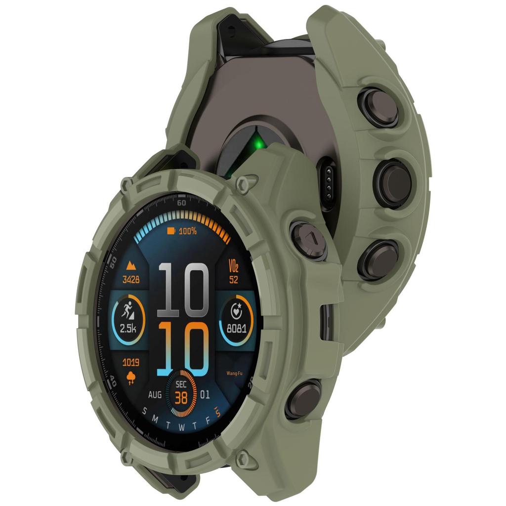 Garmin Quatix 8 Protective Case - 47mm/51mm Hollow Armor Semi-Pack Cover