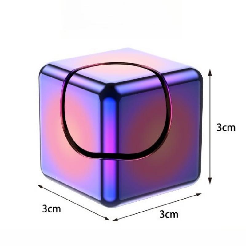 Stress Relief Cube Fidget Spinner EDC Metal Spinning Top Tip Gyroscope Anxiety Reducing Toys Relieve Anti-Stress Decompression