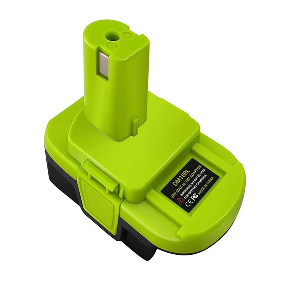 

DM18RL Battery Adapter for Dewalt for Milwaukee 20V/18V Li-Ion Battery Convert to for Ryobi 18V P108 Battery Tool Drill