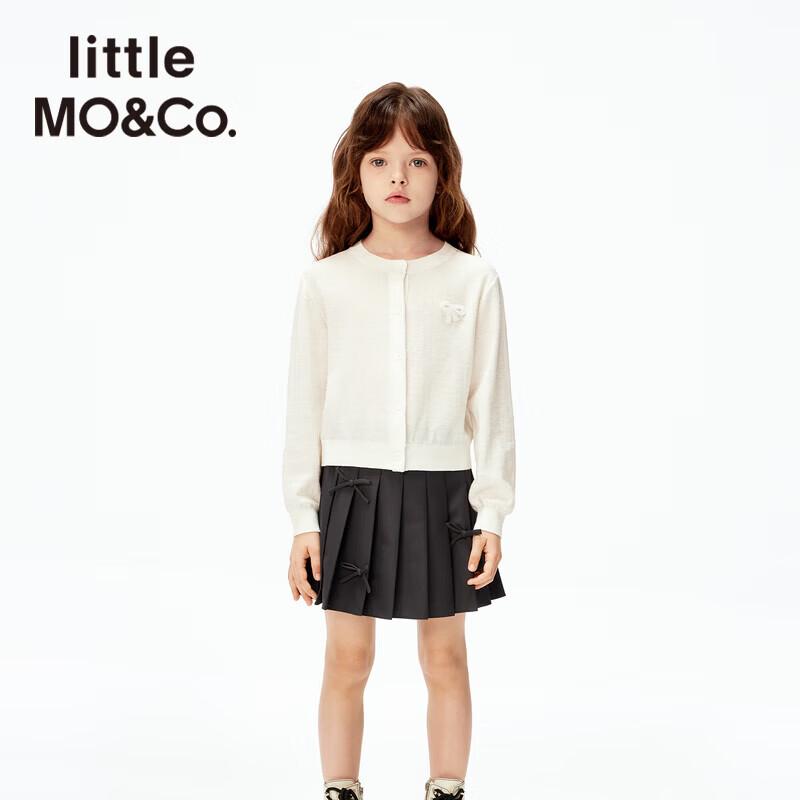 

little MO&Co. Girls Bow Knit Cardigan 130