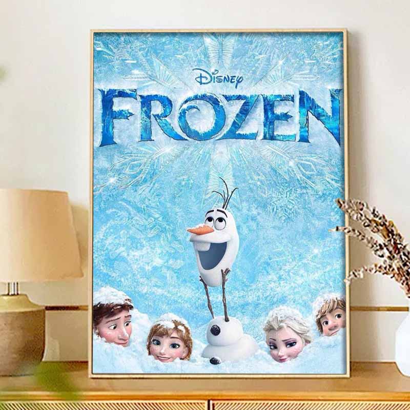 Disney Diamond Painting Kit Frozen Olaf Elsa Hand Embroidery 5D DIY Diamond Art Home Decor Creative Handicrafts Gift Full Drill Set Art
