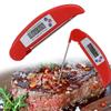 Rotes Klapp-Lebensmittelthermometer Tragbares Hochgenaues LCD Digitales Kochtemperaturmessgerät