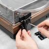 Turntable Hinges with Accessory Easy Installation Dust Cover Hinge Robust
