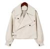 Cross-Border Retro Leather Jacket: Women's Trendy American Style