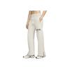 Nike Sportswear Phoenix Fleece Logo FW24 Brand Pattern Drawstring Mid-Rise Straight Leg Casual Pants Women Bottoms Off-White FV7685-104
