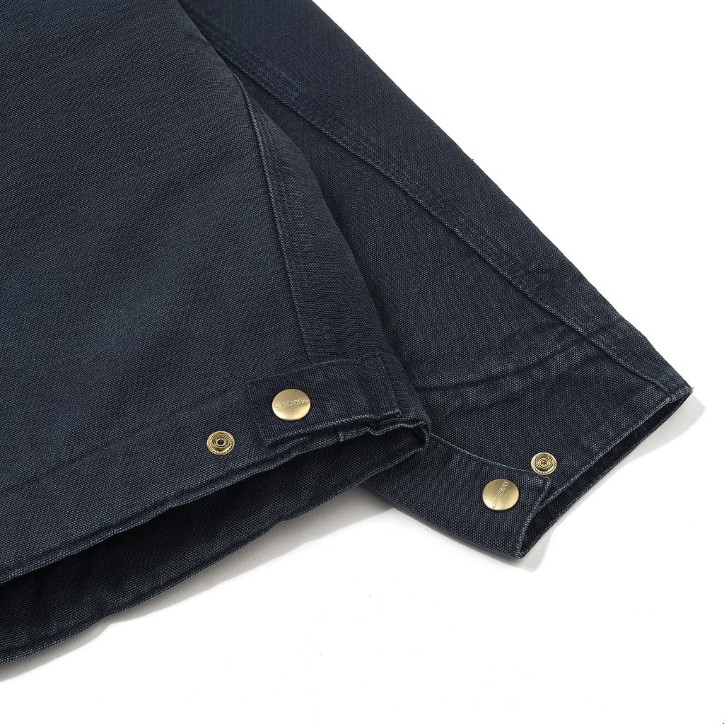 Carhartt WIP FW25 OG Detroit Jacket Klasyczny Luźny Krój Zapięcie na Zamek Błyskawiczny Kurtki Męskie I035614-0DI-4O