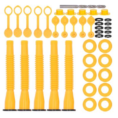 Set Kit Robinet Gaz Anti-vărsare HDPE Flexibil Furtun 8,1 țoli Înlocuire Robinet Gaz pentru 1 2 10