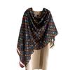 Color Letter Silk Scarf Light Luxury Fashion Scarf Simulation Silk Large Size Shawl Silk Scarf Women