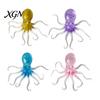 Octopus Sensory Tool Mini Glitter Squeeze Toy, Simulated Stress Relief Shape Toy Soft Sea Animal Shaped Fidget for Relaxation