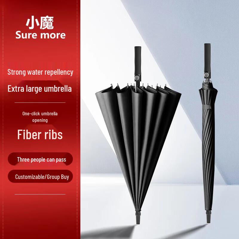 Premium Windproof Long-Handle Business Umbrella