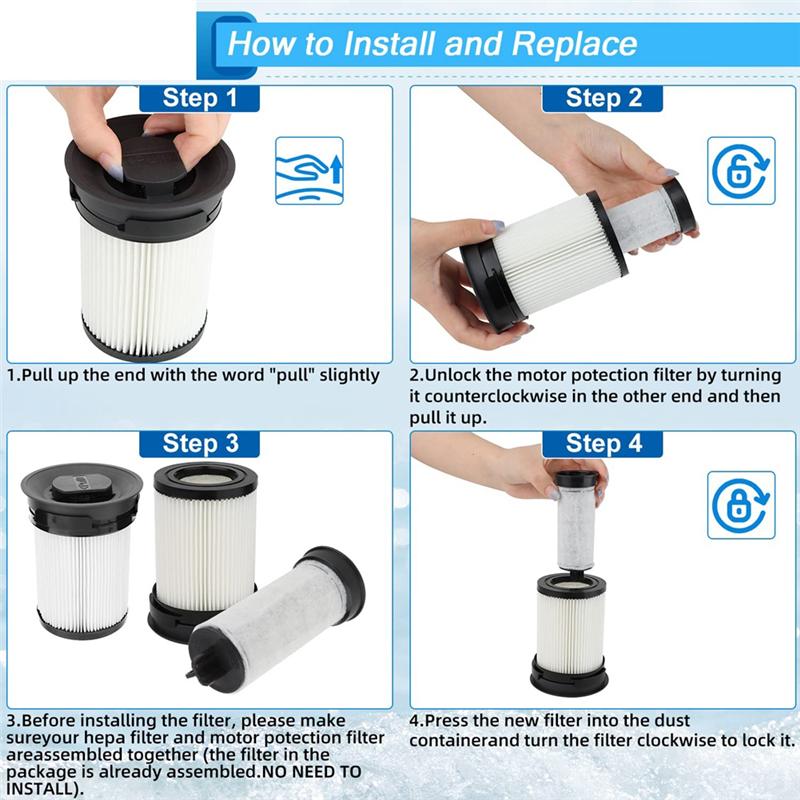 Filter for Miele TriFlex HX1 Cat & Dog Cordless Vacuum Cleaners HEPA Vacuum Replacement Part No 11289902