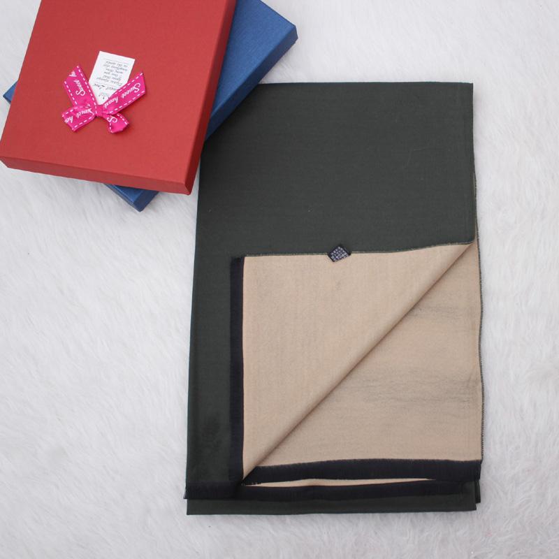 Double-Face Women Cashmere Pashmina Solid Shawls And Scarves Thicken Warm Wrap Winter Woman Scarf Thick Blanket Design