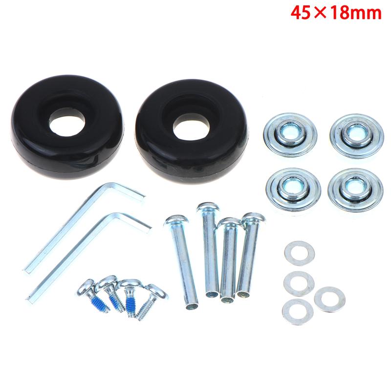 Universal Durable Silent Travel Luggage Casters Repair Replacement Suitcase Wheel Parts Wear Resistant Flexible