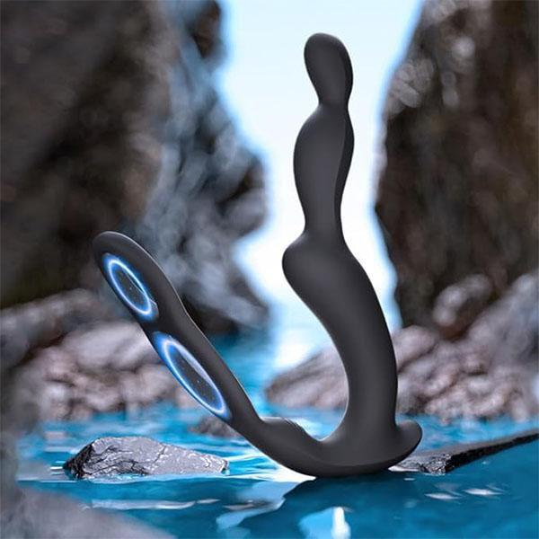 Prostate Vibrator for Men Massager Vibrator Double Penis Rings Delay Ejaculation Sex Toys for Men Gay Masturbator