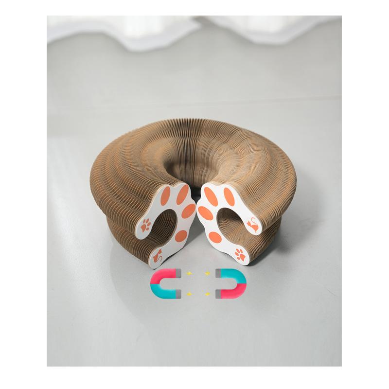 Organ cat scratching board cat toy with bell cat claw grinder cat climbing frame corrugated paper scratch-resistant cat nest