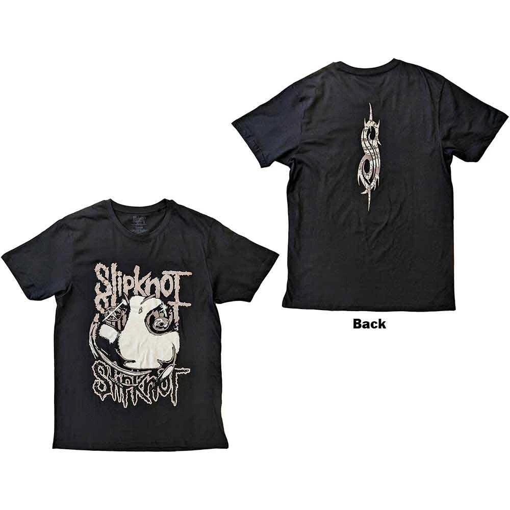 Slipknot Unisex T-Shirt: Maggot (Back Print) (Medium) L
