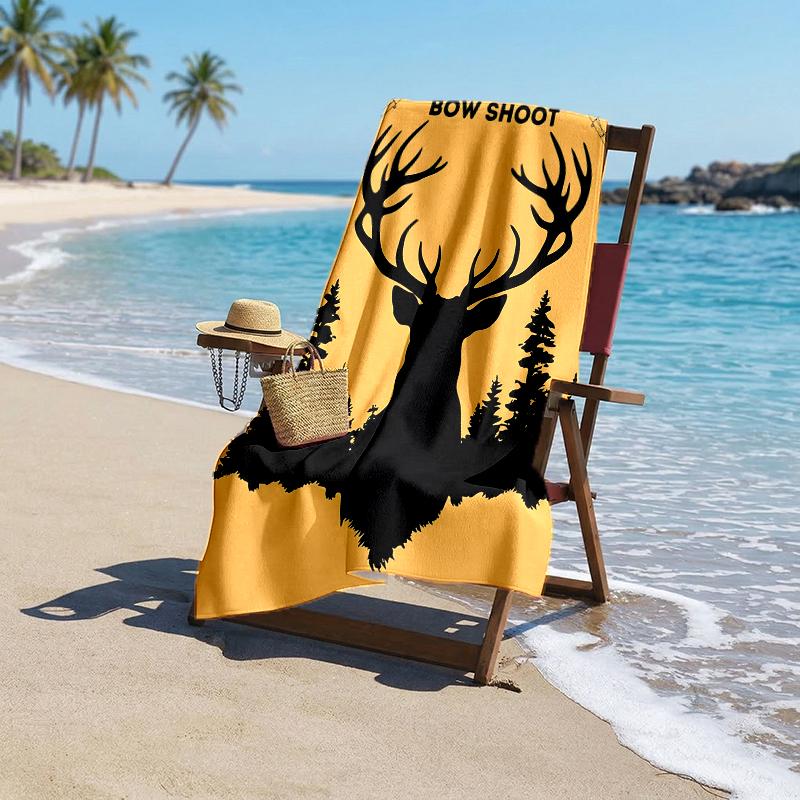 Hunter Fashion Beach Towel: Ideal for Summer Adventures Soft, Absorbent and Quick Drying Suitable for Swimming and Bathing