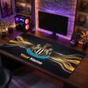Newcastle United FC Custom Large Mouse Pad, Personalized Name Text Print, Football Logo Non‑Slip Desk Mat Gaming Gift