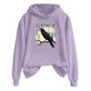 Women's Fashionable Casual Long Sleeve Hooded Printed Sweatshirt