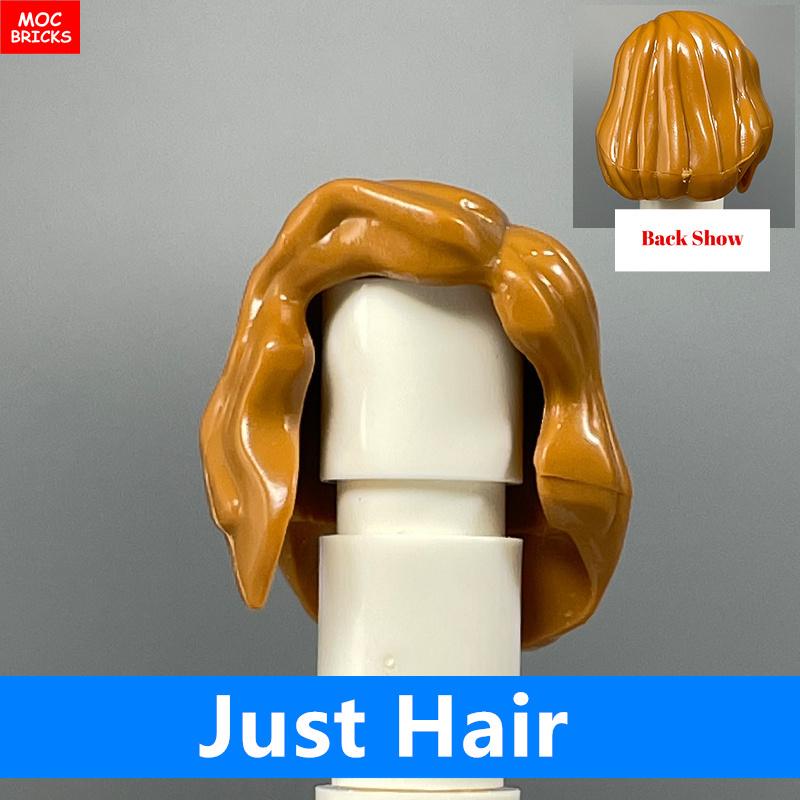 10pcs MOC Bricks 1014 1025 4cm Figure Female Women Hairs Assembled Particles Building Blocks Accessories Kids Toys Plastic Dolls