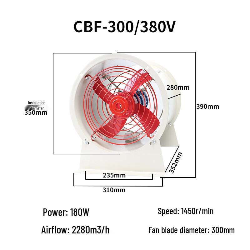 Rongyu Industrial Explosion-Proof Axial Fan
