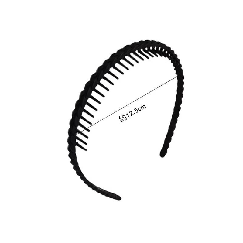 Non-Slip Frosted Headband for Women - Toothed Design for Flyaway and Bang Control in Vibrant Colors