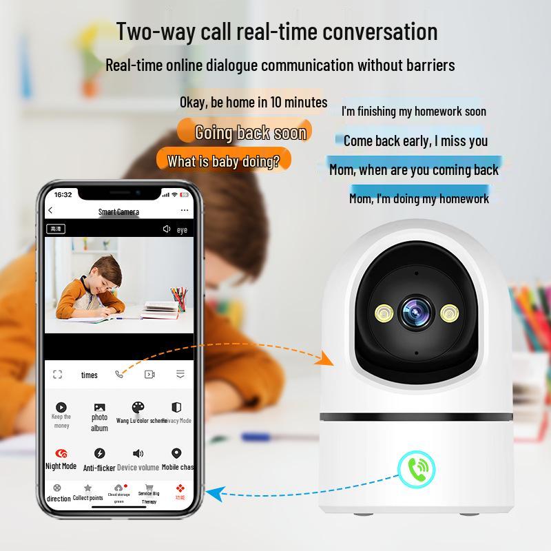 Tuya Smart Home WiFi Baby Monitor Camera - HD Video Calls & Remote Access