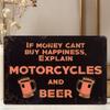 Retro Metal Tin Sign Man Cave Garage Decor Wall Art Plaque Vintage Poster