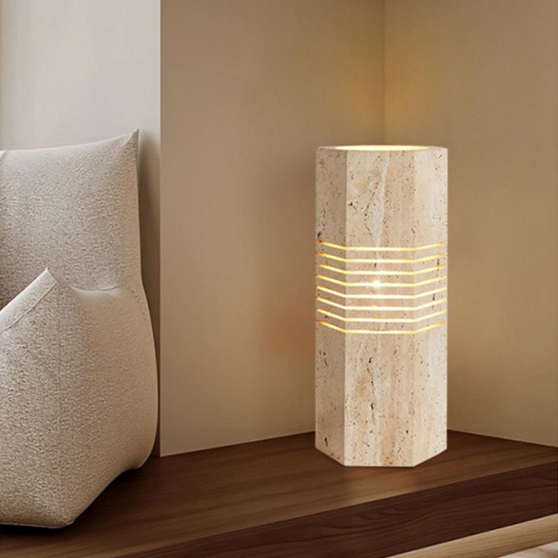 Modern Stone Decorate Creative Floor Light Warm Light Suitable For Living Rooms Bedrooms Dining Rooms