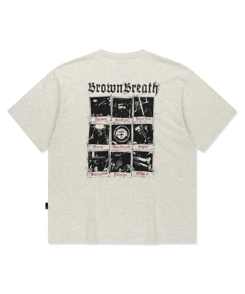 BROWNBREATH Gear Tile Tee - Oatmeal