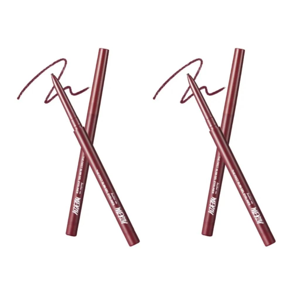 MERZY The First Slim Eyeliner GS5 Burgundy Beryl X2